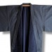 KIMONO JAPONAIS HOMME BLEU NUIT EN SOIE 008-408 (L)