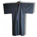 KIMONO JAPONAIS HOMME BLEU NUIT EN SOIE 008-408 (L)