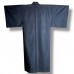 KIMONO JAPONAIS HOMME BLEU NUIT EN SOIE 008-408 (L)