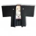 HAORI OFFICIEL EN TAFFETAS NOIR 008-409 (L)