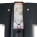 HAORI OFFICIEL EN TAFFETAS NOIR 008-409 (L)