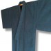 KIMONO JAPONAIS HOMME BLEU EN SOIE 008-411 (M)