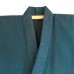 KIMONO JAPONAIS HOMME BLEU EN SOIE 008-411 (M)