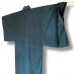 KIMONO JAPONAIS HOMME BLEU EN SOIE 008-411 (M)