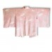 HAORI JAPONAIS FEMME EN SOIE SHIBORI ROSE CLAIR 008-417 (M)