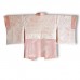 HAORI JAPONAIS FEMME EN SOIE SHIBORI ROSE CLAIR 008-417 (M)
