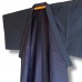 KIMONO JAPONAIS HOMME BLEU EN SOIE 008-444 (M) 