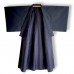 KIMONO JAPONAIS HOMME BLEU EN SOIE 008-444 (M) 