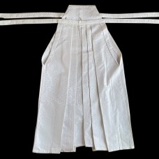 HAKAMA HOMME BLANC STYLE UMANORI SATINÉ 008-459 (M)