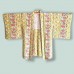 HAORI FEMME EN SOIE RAYÉE À MOTIFS FLORAUX STYLISÉS 008-57 (L)