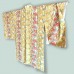 HAORI FEMME EN SOIE RAYÉE À MOTIFS FLORAUX STYLISÉS 008-57 (L)