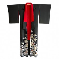 KIMONO TOMESODE VINTAGE 008-66 (M)