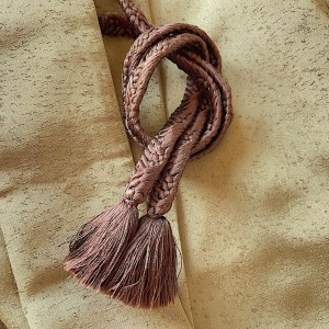 HAORI STYLÉ  EN SOIE OCRE BEIGE 008-85 (L)