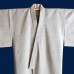 KIMONO HOMME IVOIRE EN LAINE & SOIE 008-87 (LL)