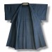 KIMONO D'ÉTÉ HOMME INDIGO EN SOIE 009-185 (M)