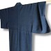 KIMONO D'ÉTÉ HOMME INDIGO EN SOIE 009-185 (M)