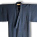KIMONO D'ÉTÉ HOMME INDIGO EN SOIE 009-185 (M)