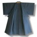 KIMONO HOMME D'ÉTÉ BLEU EN LIN MIXTE  009-193 (M)