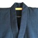 KIMONO HOMME D'ÉTÉ BLEU EN LIN MIXTE  009-193 (M)