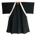 KIMONO HOMME FORMEL NOIR D'ÉTÉ 009-278 (L) (non doublé) 