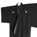 KIMONO HOMME FORMEL NOIR D'ÉTÉ 009-278 (L) (non doublé) 