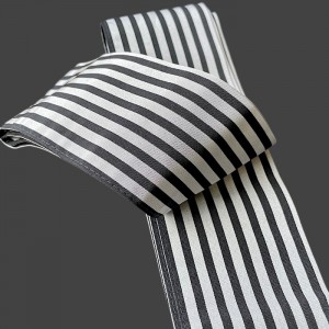 DATEJIME RAYÉ GRIS & NOIR EN POLYESTER 009-293