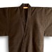 ENSEMBLE KIMONO & HAORI MARRON EN SOIE 009-469 (M) 