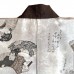 ENSEMBLE KIMONO & HAORI MARRON EN SOIE 009-469 (M) 