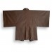 ENSEMBLE KIMONO & HAORI MARRON EN SOIE 009-469 (M) 