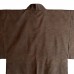 ENSEMBLE KIMONO & HAORI MARRON EN SOIE 009-469 (M) 