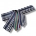 DATEJIME BLEU RAYÉ EN SOIE 009-470
