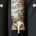 HAORI EN TAFFETAS NOIR À KAMON 009-515 (M)