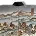 HAORI EN TAFFETAS NOIR À KAMON 009-515 (M)