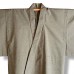 KIMONO HOMME BEIGE LAINE & SOIE 009-520 (L) (non doublé)