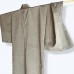 KIMONO HOMME BEIGE LAINE & SOIE 009-520 (L) (non doublé)