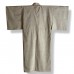 KIMONO HOMME BEIGE LAINE & SOIE 009-520 (L) (non doublé)