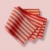DATEJIME FEMME ORANGÉ RAYÉ SOIE 009-556