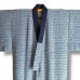 JUBAN DOUBLÉ EN SOIE BLEUE 010-211  (L-LL)