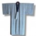 JUBAN DOUBLÉ EN SOIE BLEUE 010-211  (L-LL)