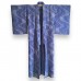 KIMONO FEMME ÉTÉ BLEU EN SOIE AJOURÉE 013-15 (S) (non doublé)