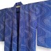 KIMONO FEMME ÉTÉ BLEU EN SOIE AJOURÉE 013-15 (S) (non doublé)