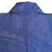KIMONO FEMME ÉTÉ BLEU EN SOIE AJOURÉE 013-15 (S) (non doublé)