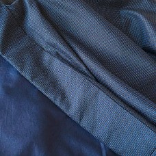 KIMONO HOMME BLEU INDIGO EN SOIE 014-67 (M)