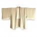 HAORI EN SOIE UNIE JAUNE IVOIRE 130-290 (M)