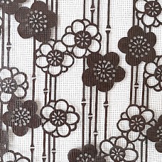 POCHOIR JAPONAIS VINTAGE À FLEURS 17NA149